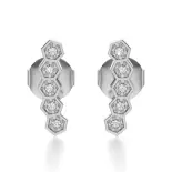 Kolczyki z diamentami z białego złota AJK_020